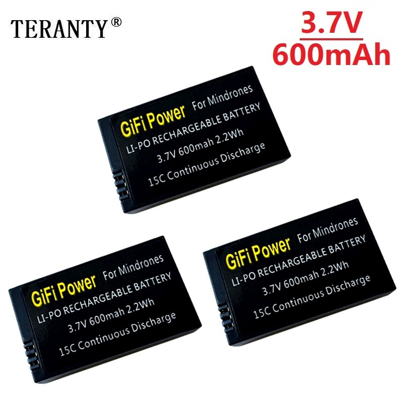 Drone Battery Li-Ion - 3.7V 600mah yedek Lipo pil büyük