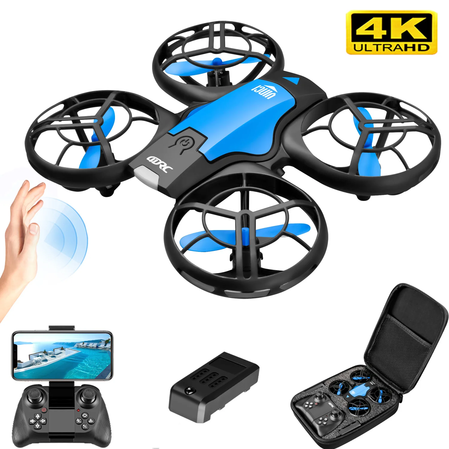 V8 Yeni Mini Drone 4K Profesyo - Drone Battery Box incelemesi ve fiyatı