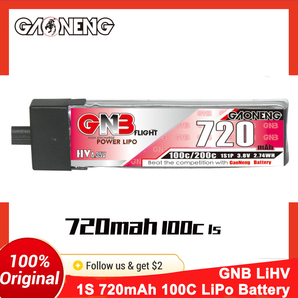 GAONENG GNB 1S 3.8V 720mAh 100 - Drone Battery Li-Ion incelemesi ve fiyatı